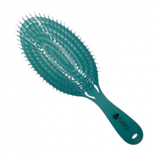 Расческа спиральная для волос FLAWLE BLUE