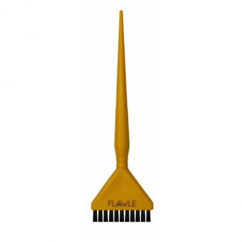 Кисть для кератина с коротким ворсом FLAWLE YELLOW