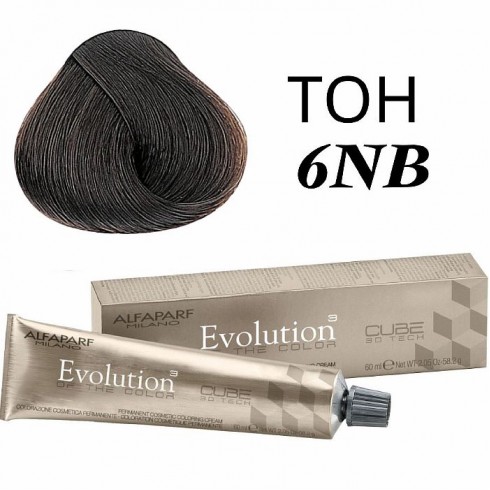 Крем-краска для волос ALFAPARF Evolution Of The Color Cube 3d Тон 6NB 60 мл