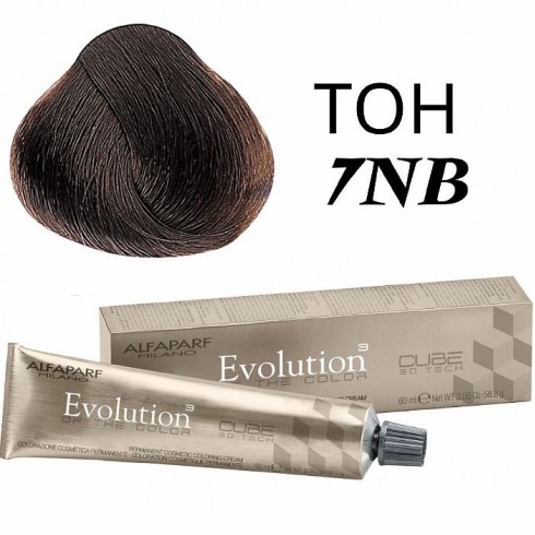 Крем-краска для волос ALFAPARF Evolution Of The Color Cube 3d Тон 7NB 60 мл