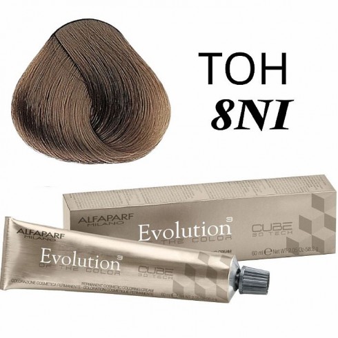 Крем-краска для волос ALFAPARF Evolution Of The Color Cube 3d Тон 8NI 60 мл