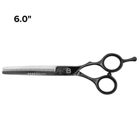 Ножницы парикмахерские Babetta Black 338 (6.0") 4 класс филировочные