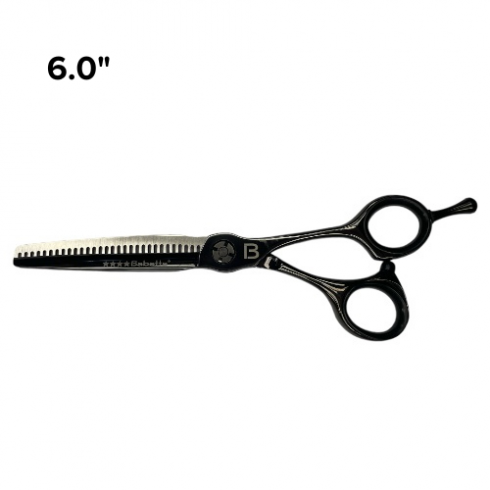 Ножницы парикмахерские Babetta Black 317 (6.0") 4 класс филировочные
