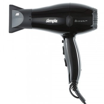 Фен DEWAL SIMPLE 03-104 Black 2000W