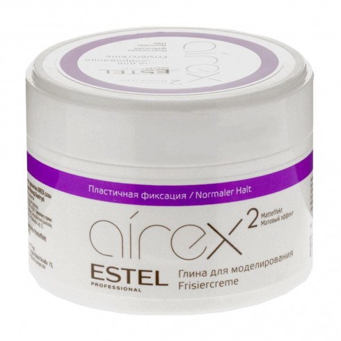 Глина для укладки с матовым эффектом Пластичная фиксация AIREX 65 мл