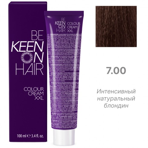 KEEN Крем-краска для волос 7.00 (интенсивный натуральный блондин) 100 мл