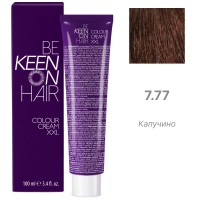 KEEN Крем-краска для волос 7.77 (капучино) 100 мл