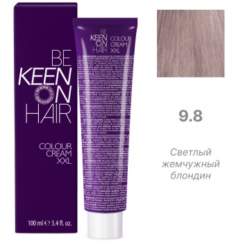 KEEN Крем-краска для волос 9.8 (светлый жемчужный блондин) 100 мл