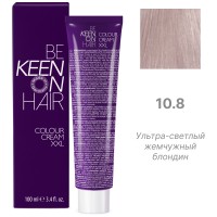 KEEN Крем-краска для волос 10.8 (ультра-светлый жемчужный блондин) 100 мл