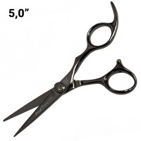 Ножницы парикмахерские Katachi Black Daisy 5,0 дюймов прямые