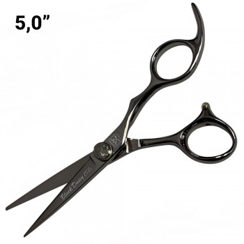 Ножницы парикмахерские Katachi Black Daisy 5,0 дюймов прямые
