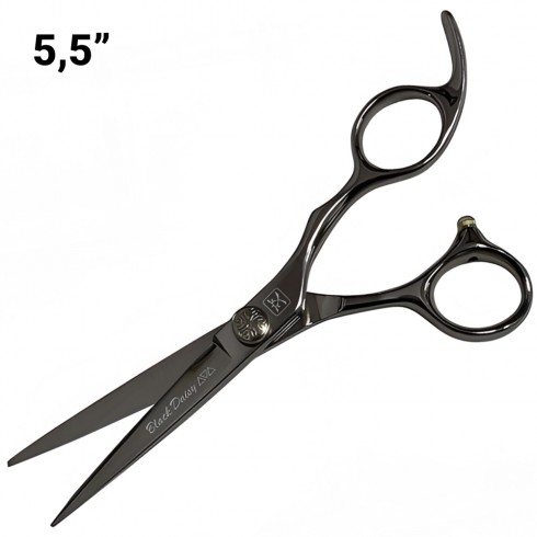 Ножницы парикмахерские Katachi Black Daisy 5,5 дюймов прямые