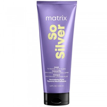 Маска тройного действия для нейтрализации желтизны Total Results So Silver 200 мл