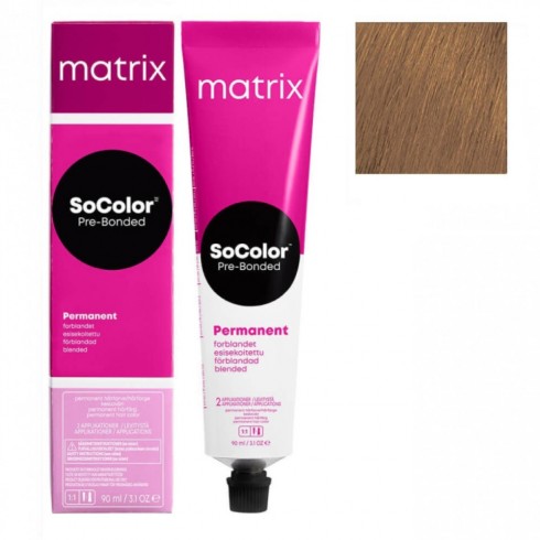 Крем-краска для волос SoColor Pre-Bonded Matrix 7M 90мл