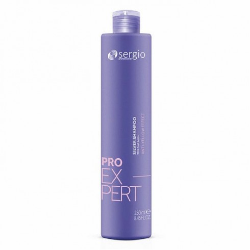 Шампунь для светлых волос против желтизны sergio professional SILVER PRO EXPERT 250мл