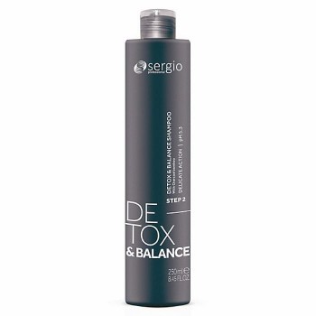 Очищающий и восстанавливающий шампунь Detox&Balance sergio professional, 250мл