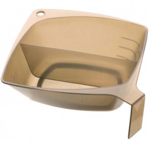 Чаша квадратная для окраски с перегородкой 2*300мл