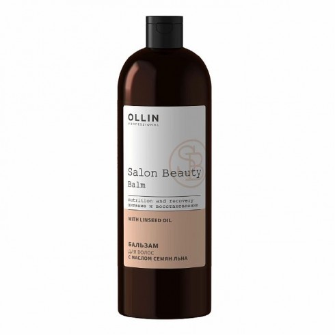 Бальзам для волос с маслом семян льна OLLIN SALON BEAUTY 1000мл