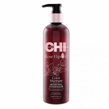 Кондиционер для окрашенных волос с маслом шиповника Rose Hip Oil Color Nurture Protecting Conditioner CHI 340 мл