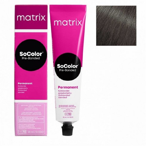Крем-краска для волос SoColor Pre-Bonded Matrix 1A 90мл