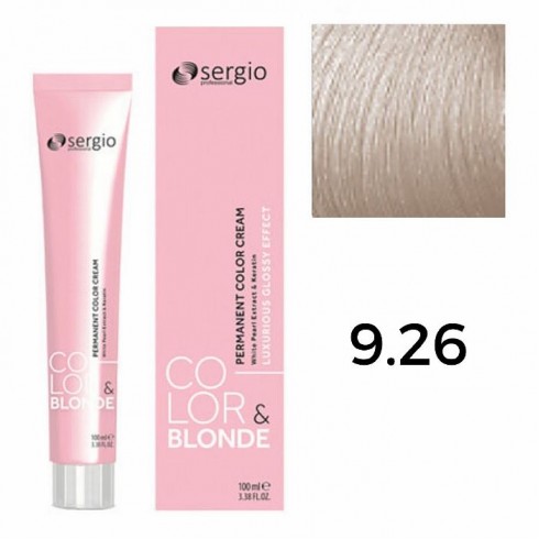 Крем-краска COLOR&BLONDE sergio professional ТОН 9.26 100мл
