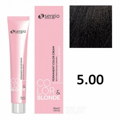 Крем-краска COLOR&BLONDE sergio professional ТОН 5.00 100мл