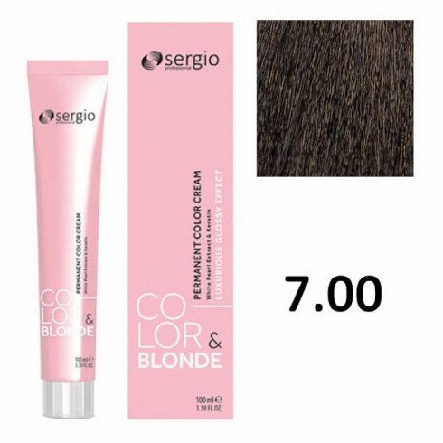 Крем-краска COLOR&BLONDE sergio professional ТОН 7.00 100мл
