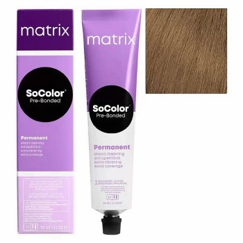 Крем-краска для седых волос SoColor Pre-Bonded Extra Coverage Matrix 508N 90мл