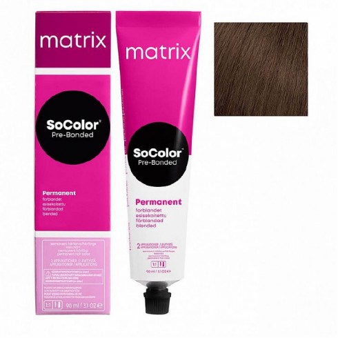 Крем-краска для волос SoColor Pre-Bonded Matrix 5A 90мл