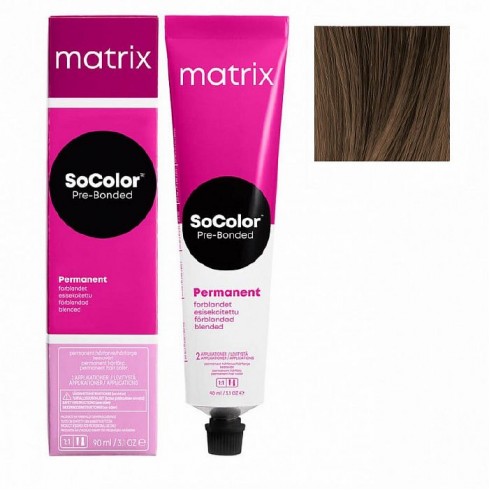 Крем-краска для волос SoColor Pre-Bonded Matrix 8MA 90мл