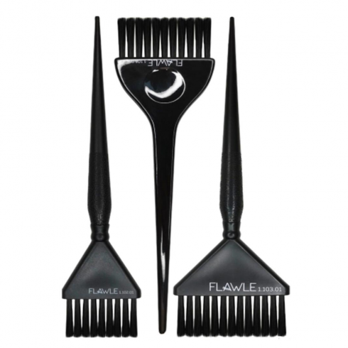 Набор кистей для окрашивания FLAWLE 3 SET