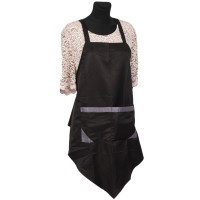 Фартук ТРЕУГОЛЬНИК, черный, "FORTRESS"