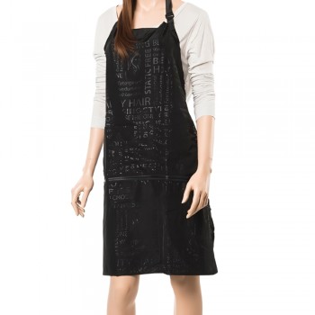 Фартук "STYLE BEAUTY", черный, с замком.