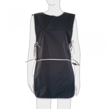 Фартук черный, двусторонний с двумя завязками, "FORTRESS"