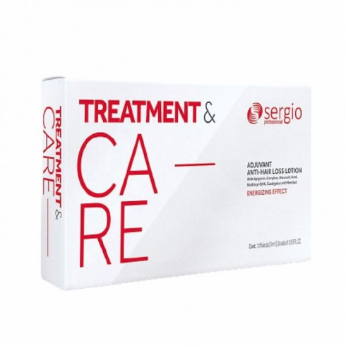 Лосьон против выпадения восстанавливающий TREATMENT & CARE sergio professional 10мл